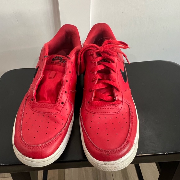 Nike Air Force 1 Red size 7Y - Picture 5 of 11